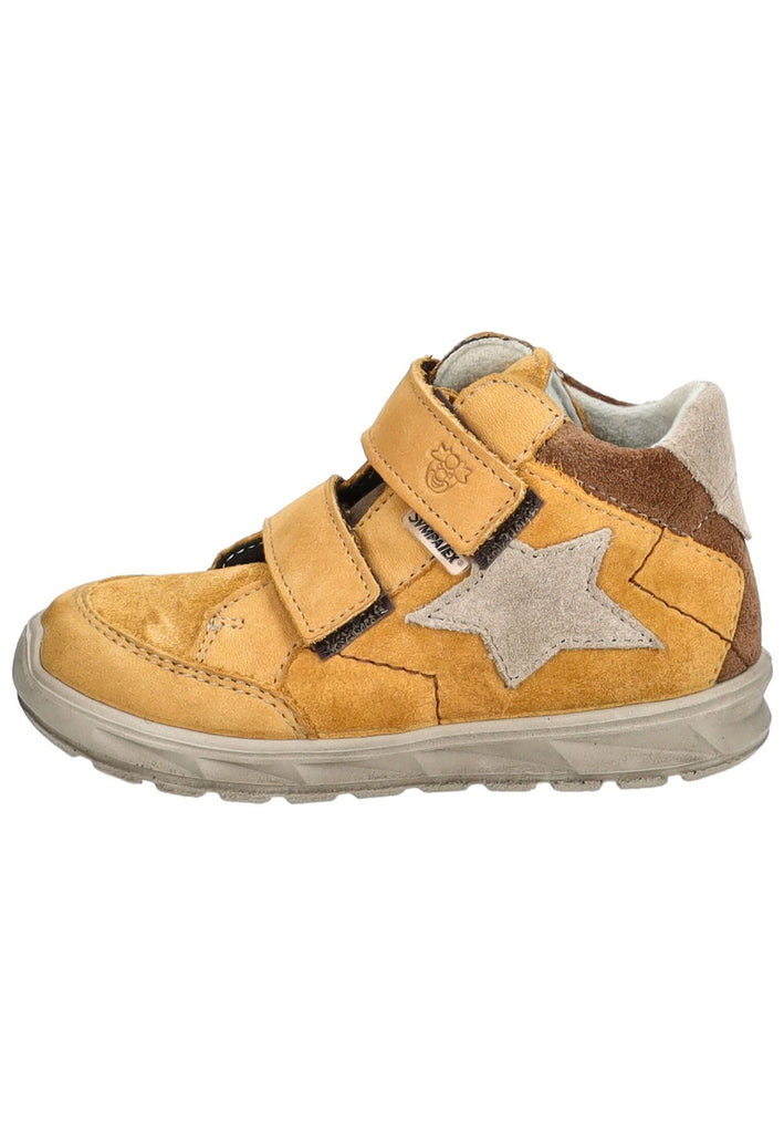 Pepino Halbschuhe Nubukleder/Textil Senf