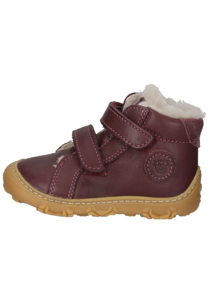 Halbschuhe Pepino Halbschuhe Leder Pflaume Warmfutter