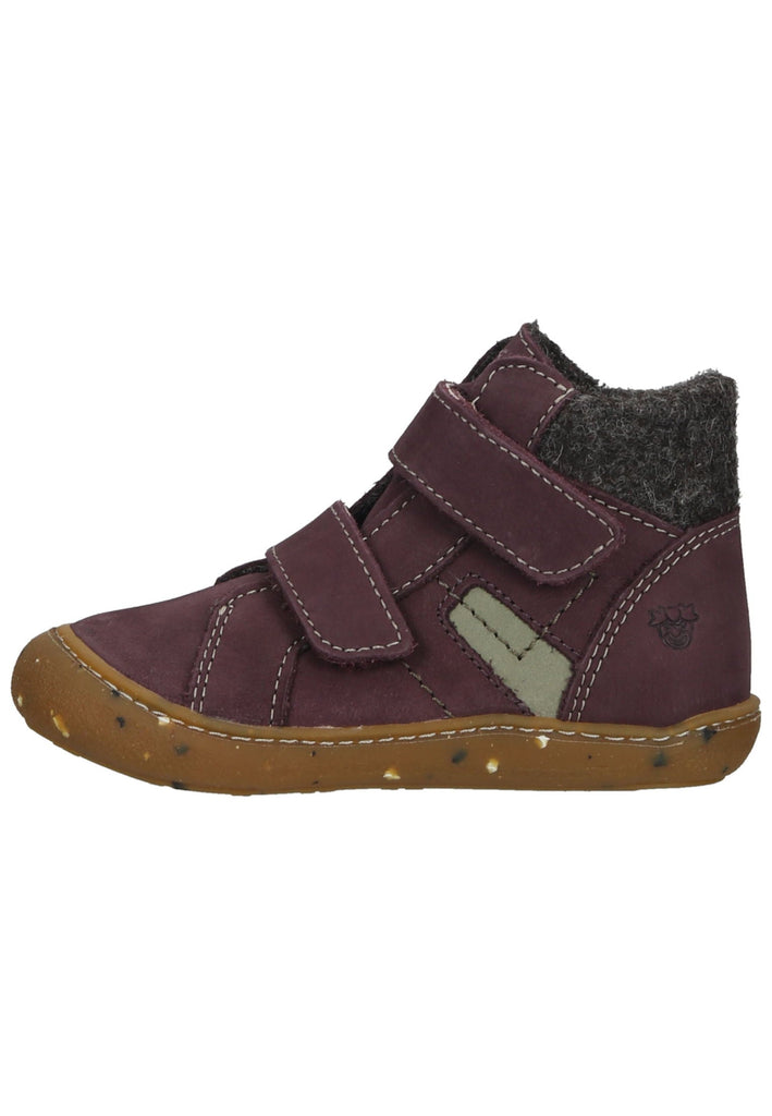 Halbschuhe Pepino Halbschuhe Leder/Textil Pflaume Warmfutter