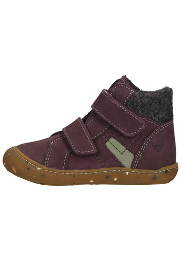 Halbschuhe Pepino Halbschuhe Leder/Textil Pflaume Warmfutter