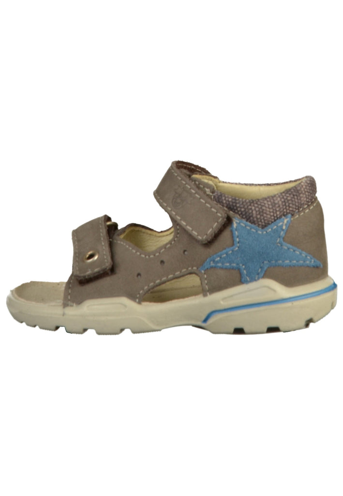 Pepino Sandalen Nubukleder Grau