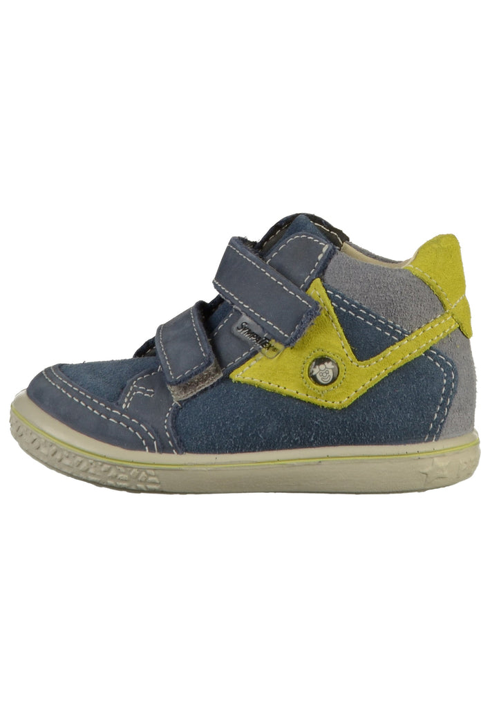 Pepino Sneaker Leder Blau/Grün