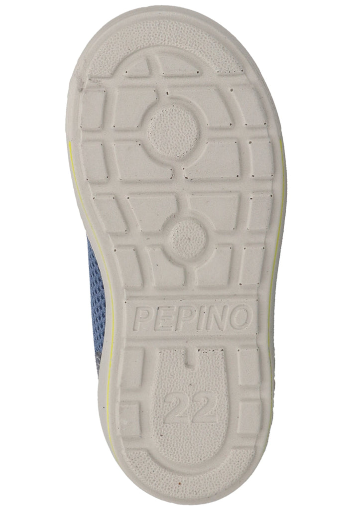 Pepino Sneaker Leder/Textil Grau/Blau