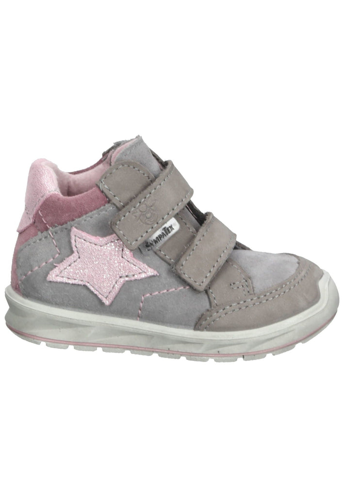 Pepino Sneaker Leder/Textil Grau/Rosa