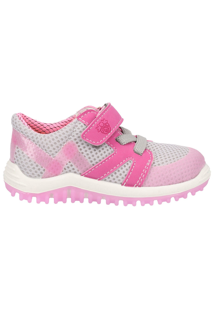 Pepino Sneaker Lederimitat/Mesh Grau/Pink