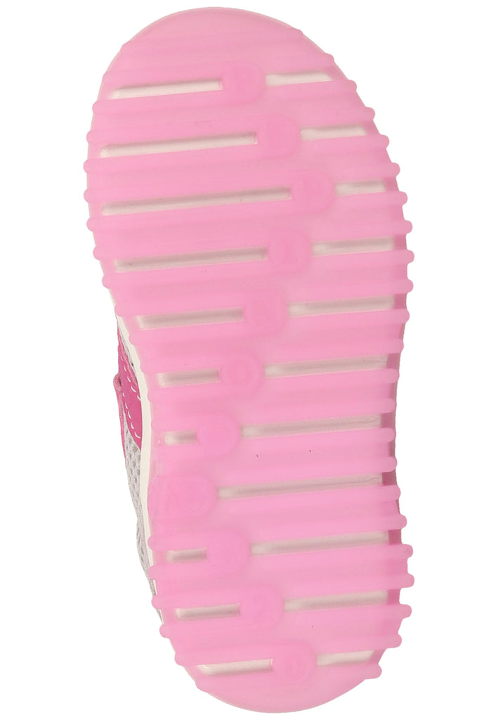 Pepino Sneaker Lederimitat/Mesh Grau/Pink