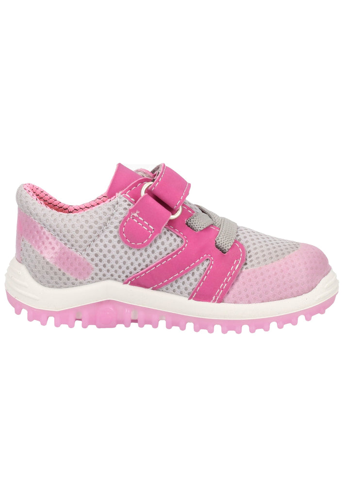 Pepino Sneaker Lederimitat/Mesh Grau/Pink