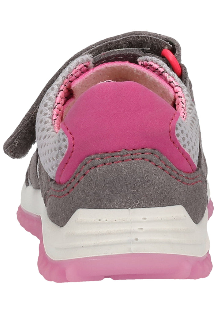 Pepino Sneaker Lederimitat/Mesh Grau/Rosa