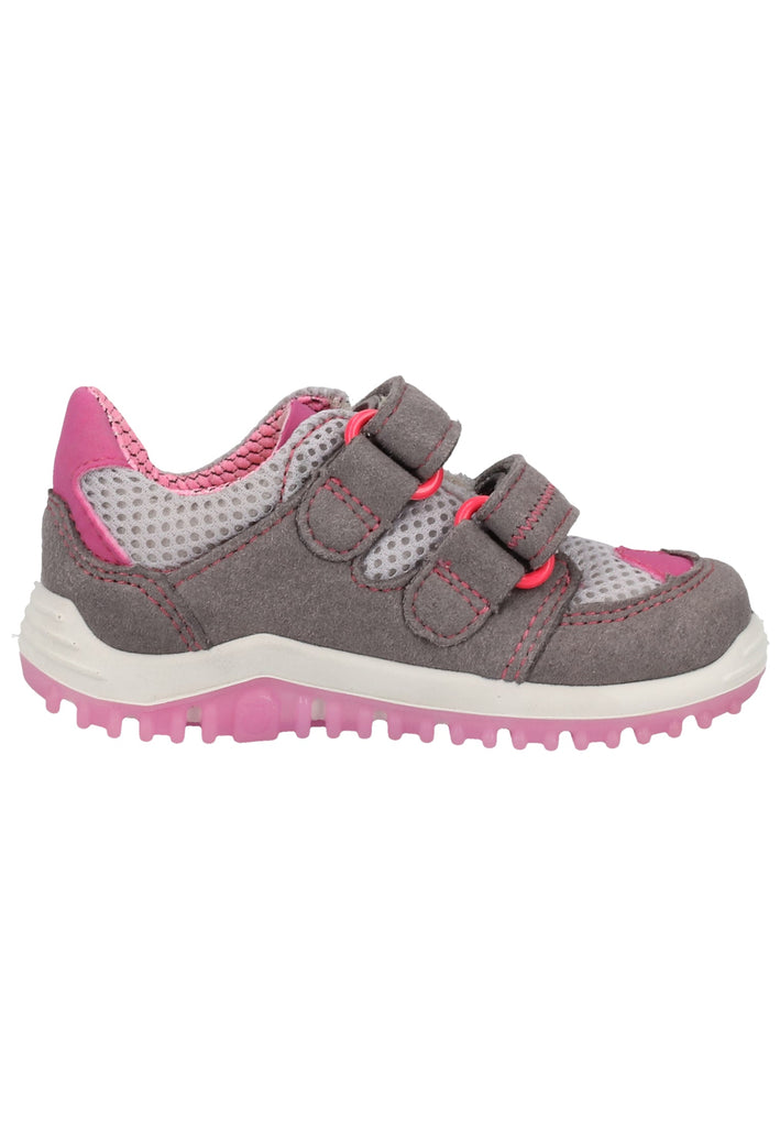 Pepino Sneaker Lederimitat/Mesh Grau/Rosa