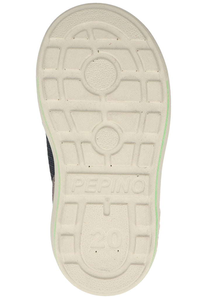 Pepino Sneaker Lederimitat/Textil Blau/Grau