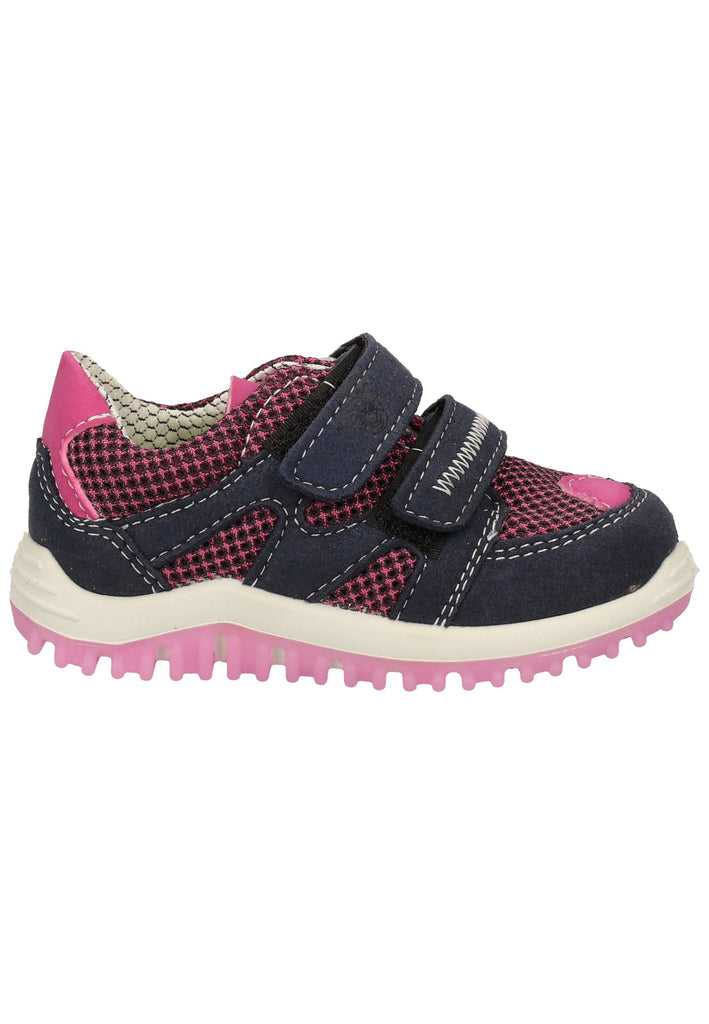 Pepino Sneaker Lederimitat/Textil Blau/Pink