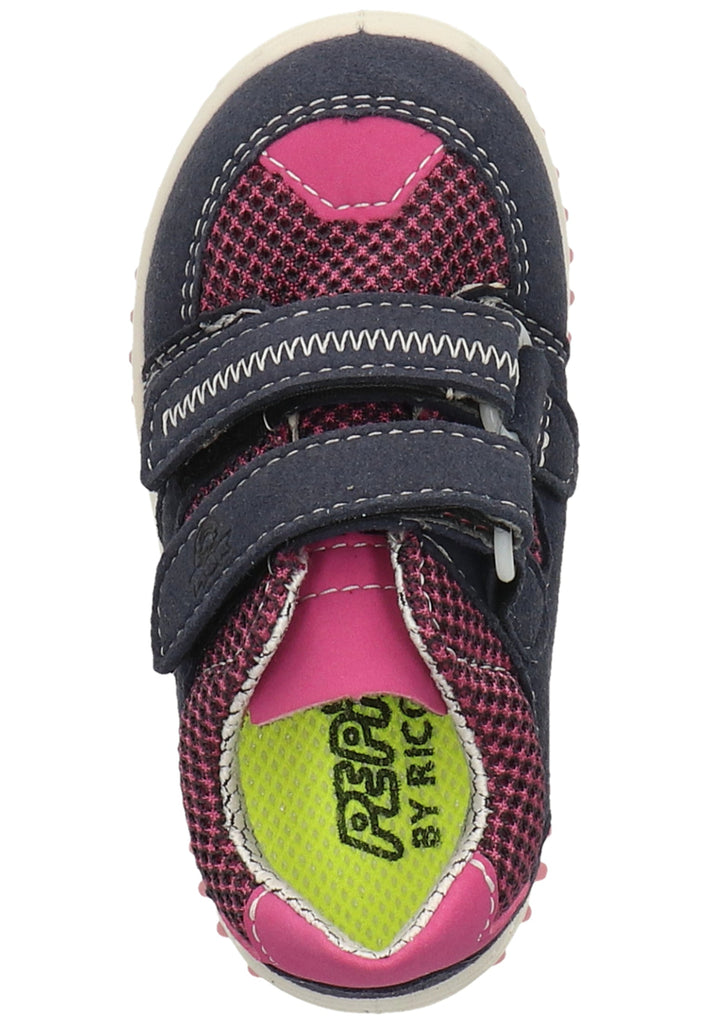 Pepino Sneaker Lederimitat/Textil Blau/Pink