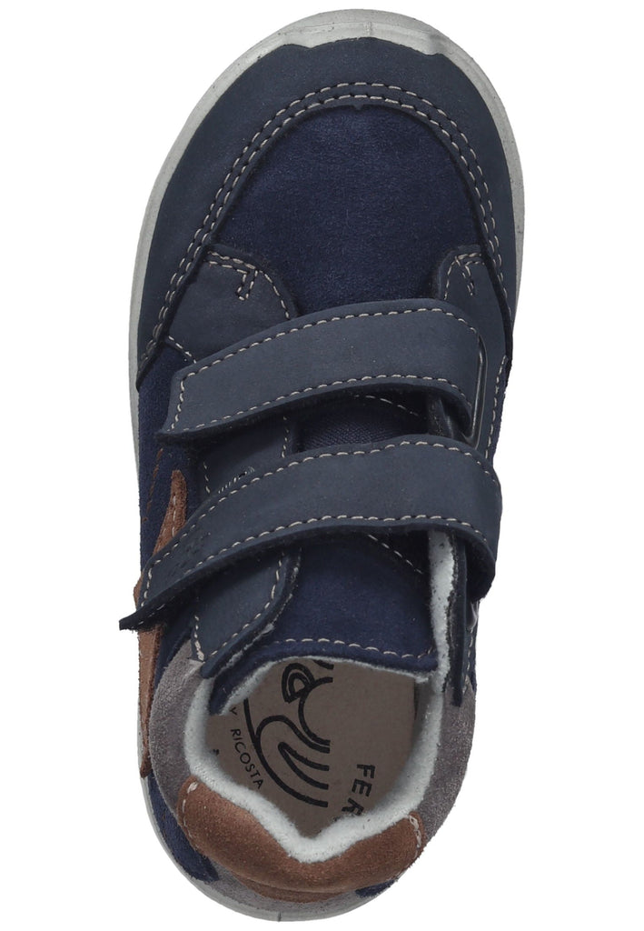 Pepino Sneaker Veloursleder/Textil Dunkelblau/Braun