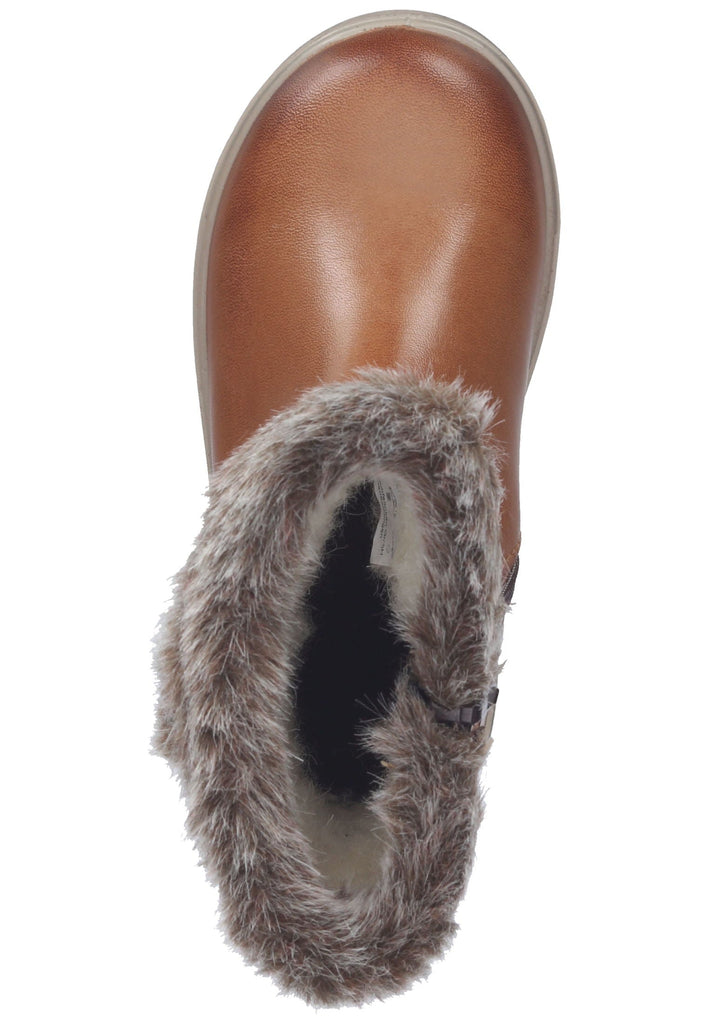 Pepino Stiefel Leder Cognac Warmfutter