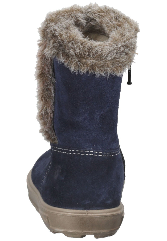 Pepino Stiefel Leder Dunkelblau Warmfutter