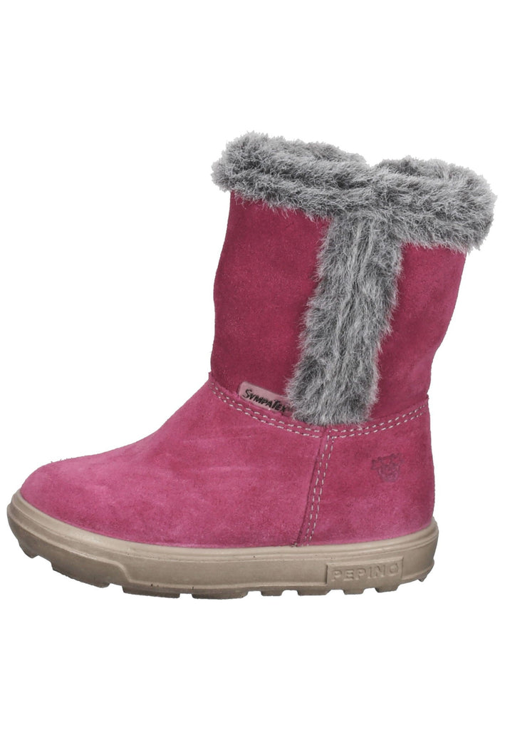 Pepino Stiefel Leder Fuchsia Warmfutter