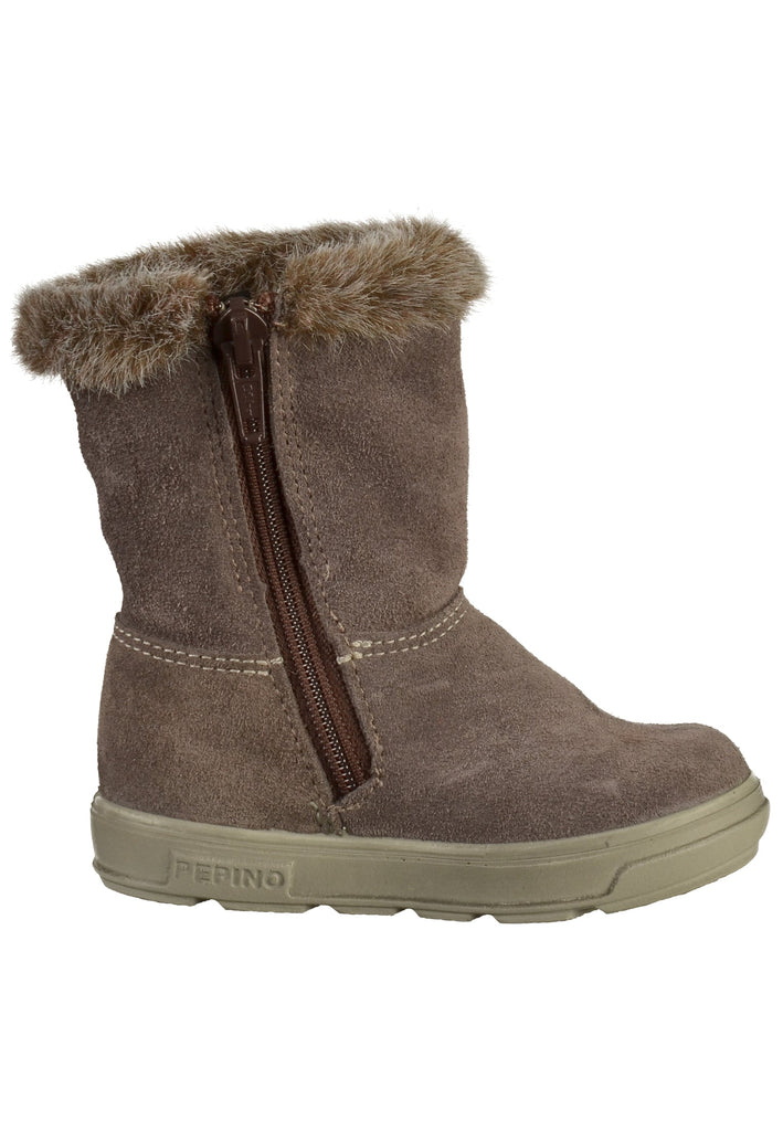 Pepino Stiefel Leder Grau