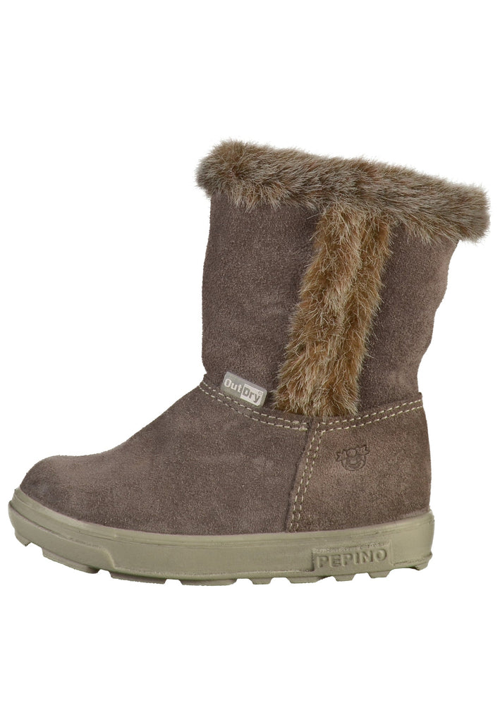 Pepino Stiefel Leder Grau