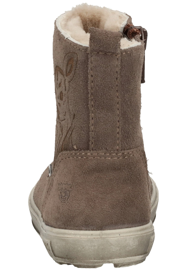 Pepino Stiefel Leder Hellgrau Warmfutter