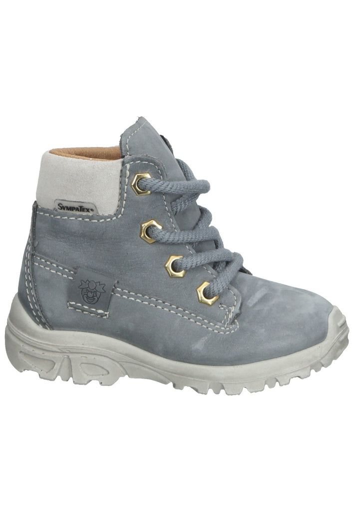 Pepino Stiefel Leder Hellgrau Warmfutter