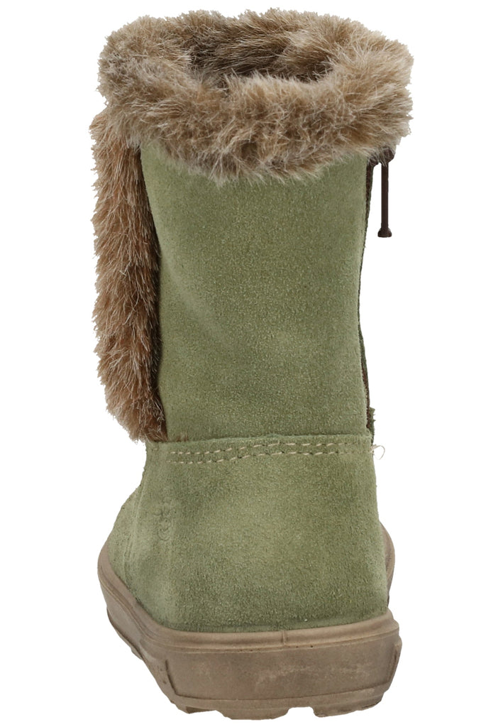 Pepino Stiefel Leder Hellgrün Warmfutter