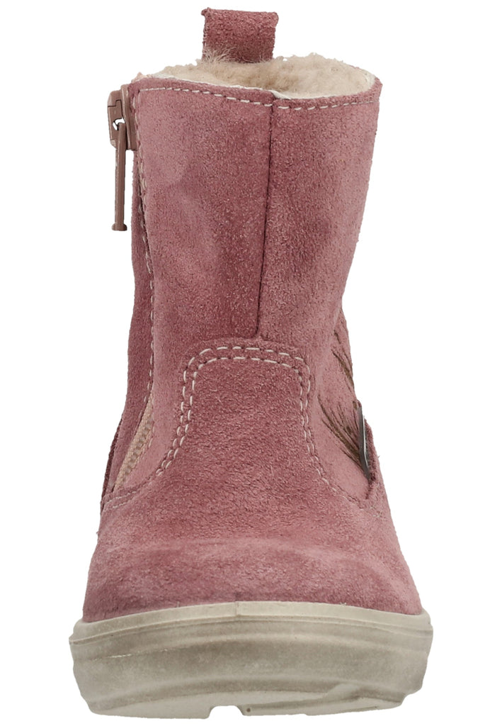 Pepino Stiefel Leder Rosa Warmfutter