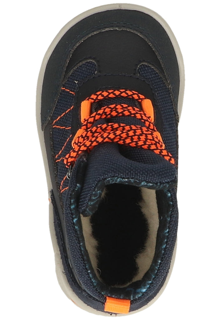 Pepino Stiefel Leder/Synthetik Blau/Orange