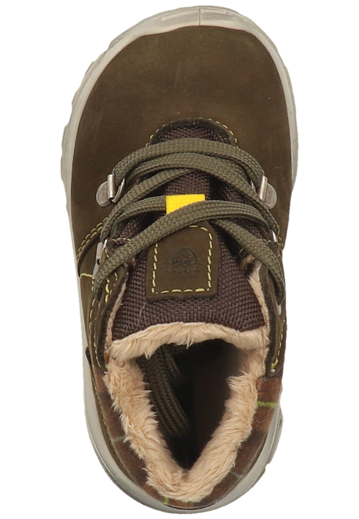 Pepino Stiefel Leder/Synthetik Dunkelbraun Warmfutter