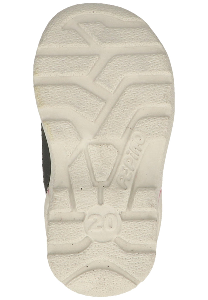 Pepino Stiefel Leder/Synthetik Grau/Pink Warmfutter