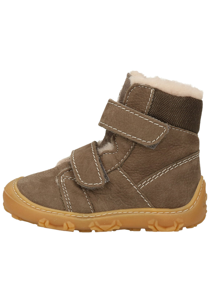 Pepino Stiefel Leder/Synthetik Grau Warmfutter