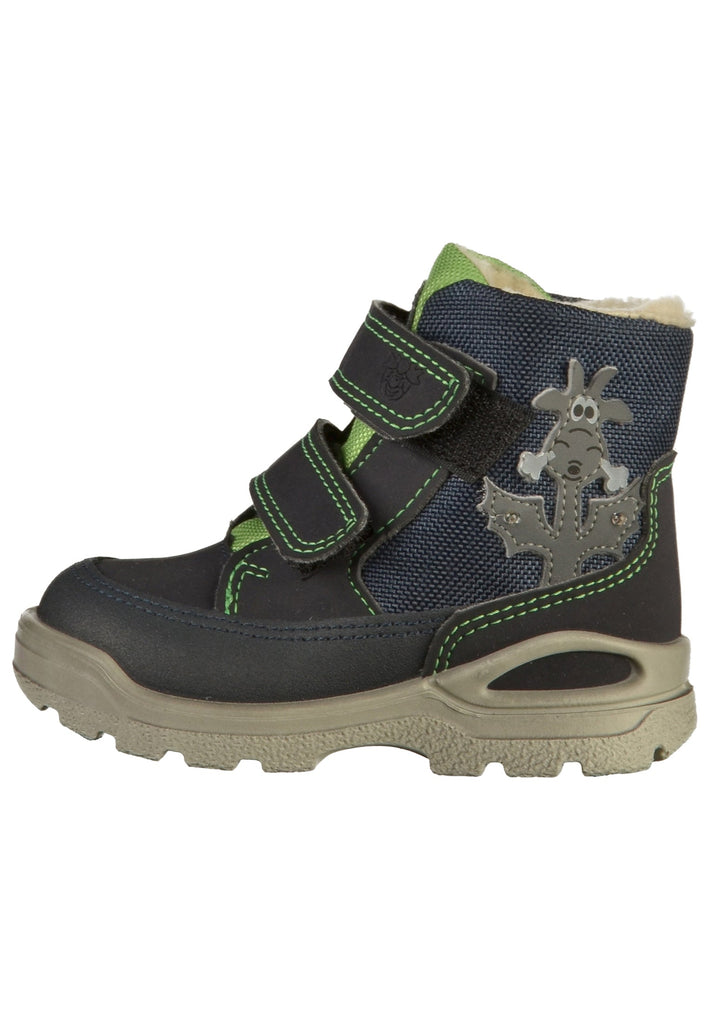 Pepino Stiefel Leder/Textil Blau