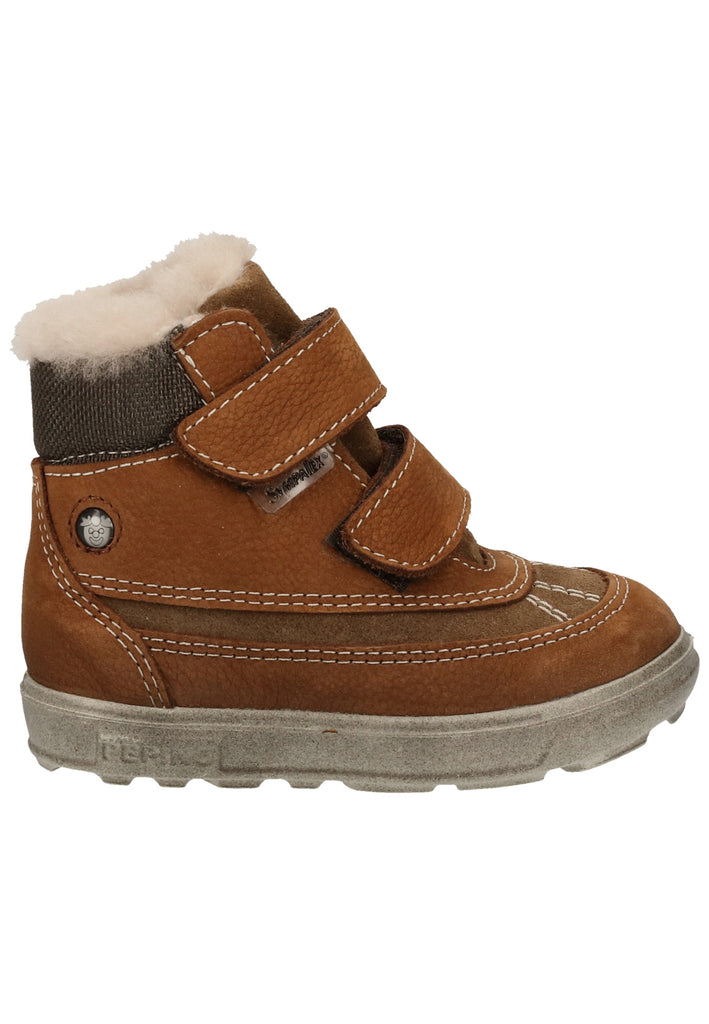 Pepino Stiefel Leder/Textil Curry Warmfutter