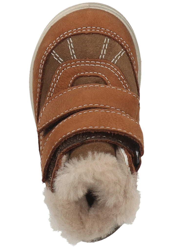 Pepino Stiefel Leder/Textil Curry Warmfutter