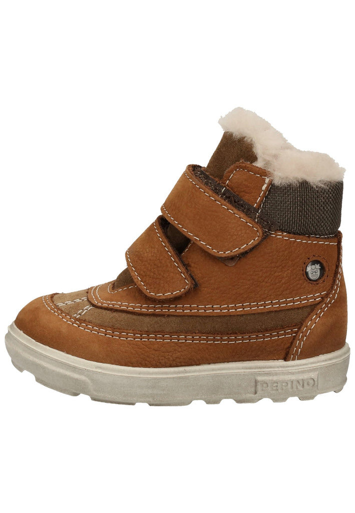Pepino Stiefel Leder/Textil Curry Warmfutter