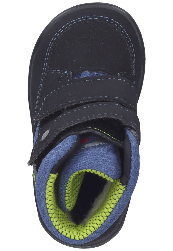 Pepino Stiefel Lederimitat/Textil Blau/Schwarz Warmfutter