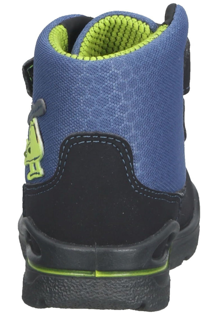 Pepino Stiefel Lederimitat/Textil Blau/Schwarz Warmfutter