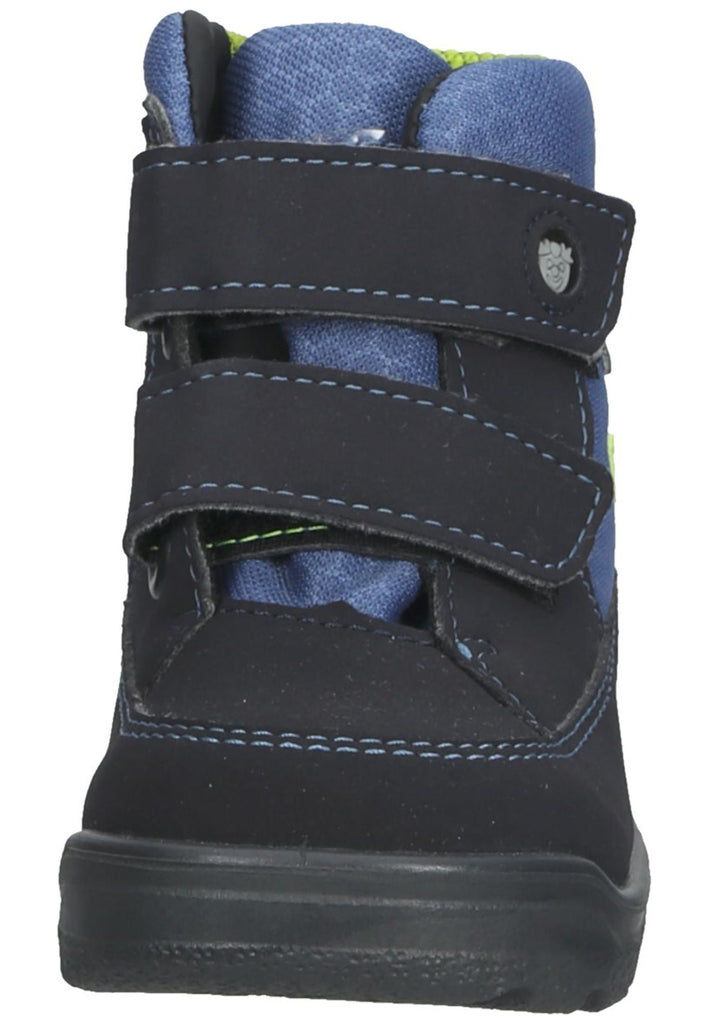 Pepino Stiefel Lederimitat/Textil Blau/Schwarz Warmfutter