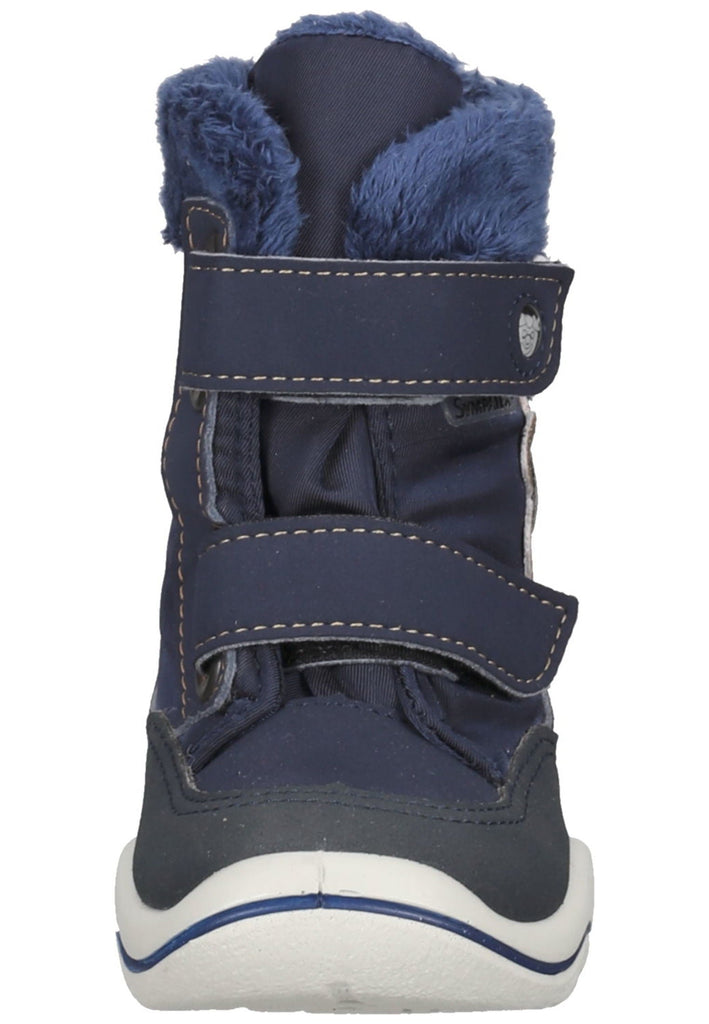 Pepino Stiefel Lederimitat/Textil Dunkelblau Warmfutter