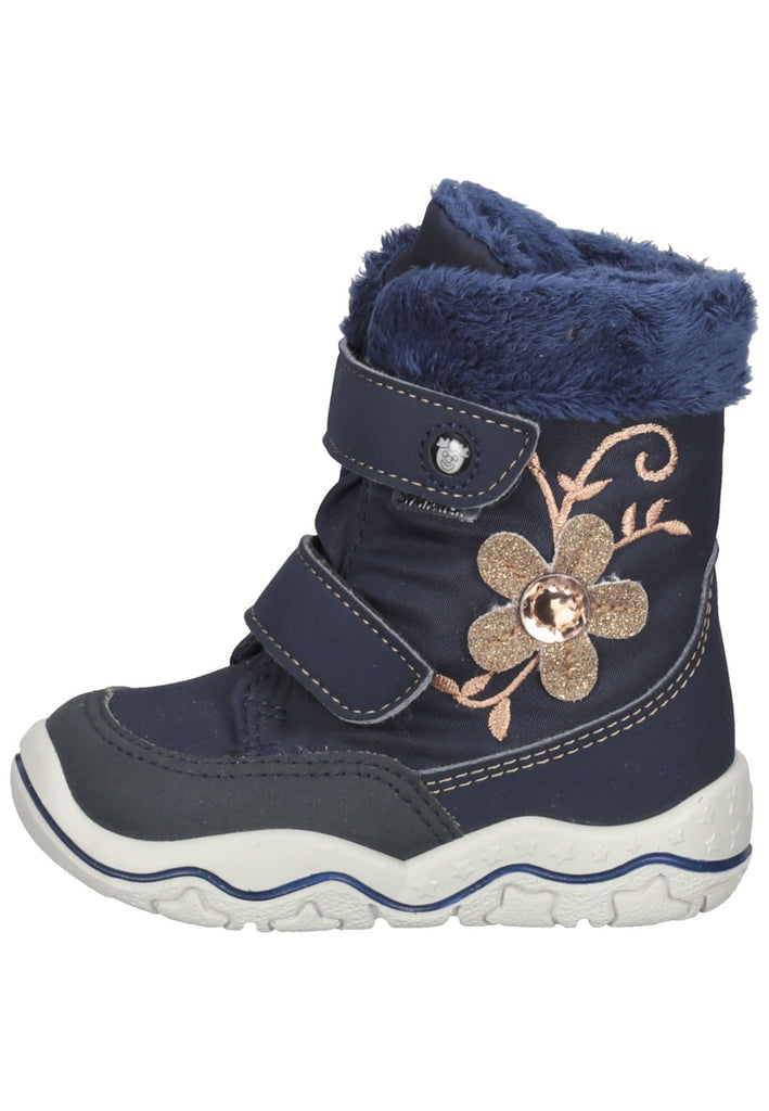 Pepino Stiefel Lederimitat/Textil Dunkelblau Warmfutter