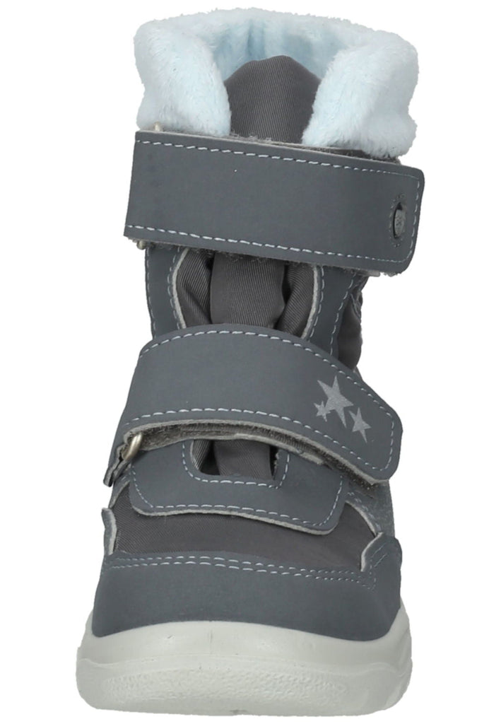 Pepino Stiefel Lederimitat/Textil Grau/Weiß Warmfutter