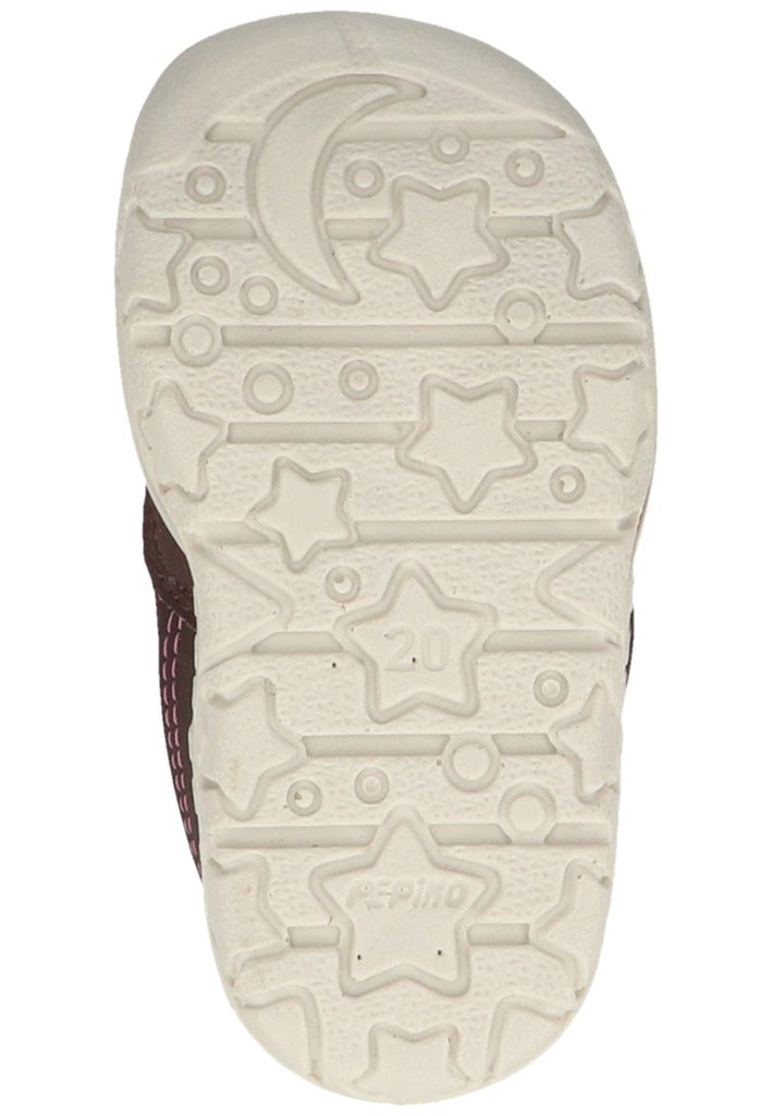 Pepino Stiefel Lederimitat/Textil Lila Warmfutter