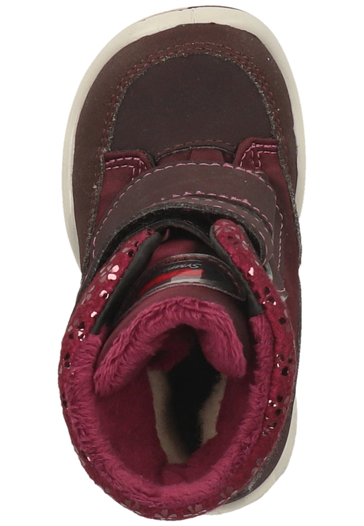 Pepino Stiefel Lederimitat/Textil Lila Warmfutter