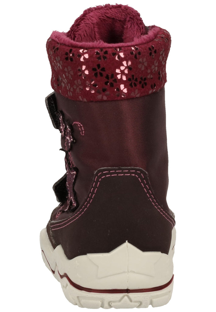 Pepino Stiefel Lederimitat/Textil Lila Warmfutter