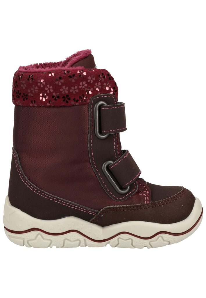 Pepino Stiefel Lederimitat/Textil Lila Warmfutter