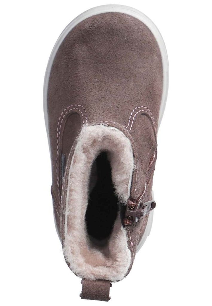Pepino Stiefel Veloursleder Grau/Braun Warmfutter