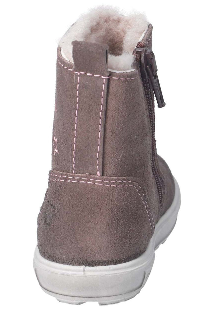 Pepino Stiefel Veloursleder Grau/Braun Warmfutter