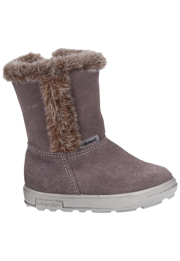 Pepino Stiefel Veloursleder Grau Warmfutter