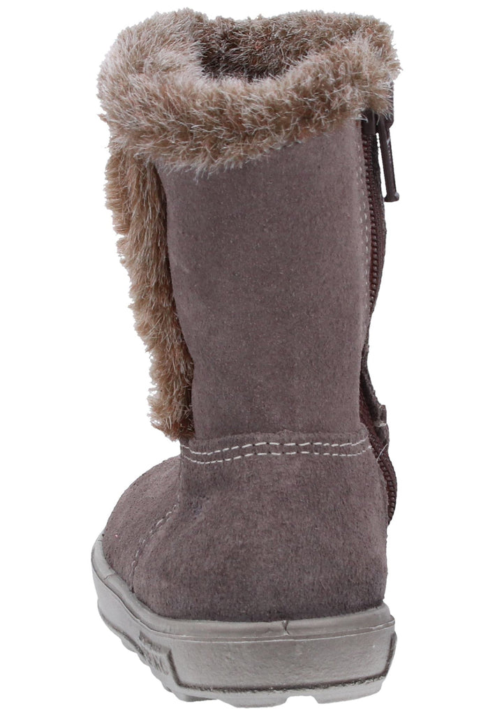 Pepino Stiefel Veloursleder Grau Warmfutter