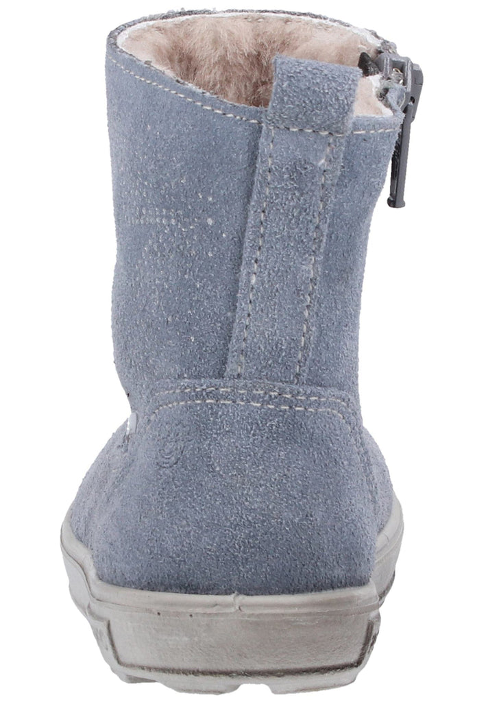 Pepino Stiefel Veloursleder Hellblau Warmfutter