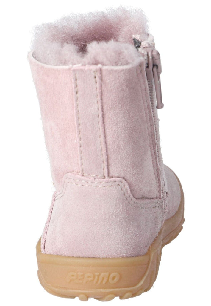 Pepino Stiefel Veloursleder Malve Warmfutter